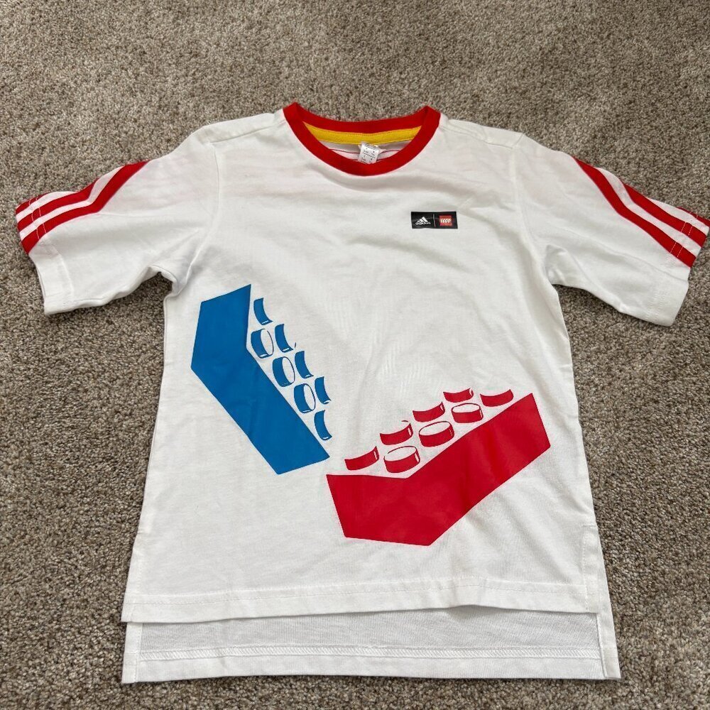 Lego Adidas Crew-Neck T-Shirt White Size 4T